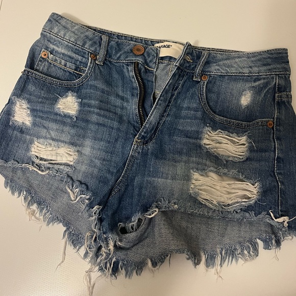 Garage High Waisted Festival Short - Picture 1 of 3